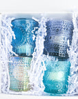 The Beach Tealight Candle Variety Pack is the best way to try many scents at once. Includes a variety of coastal scents.