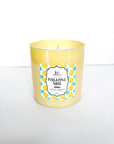 pineapple sage candle, 10 ounces, 100% soy and cotton wick candle, tropical scented candle, summer candle, beach collection, by the sea