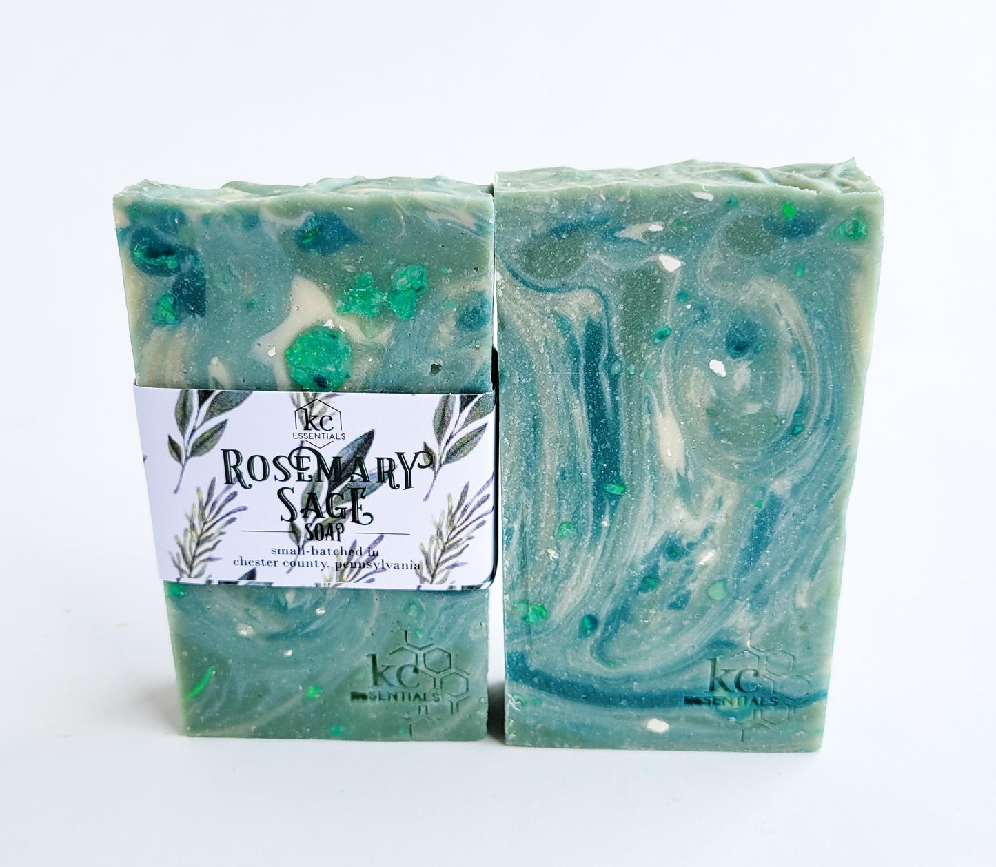 Handcrafted Natural Bar Soap--Herbal Collection