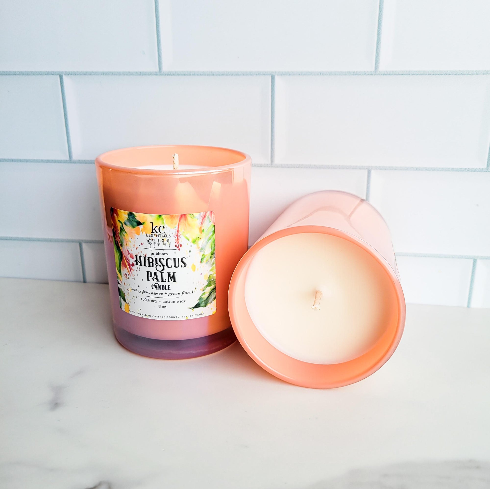 8 oz. Candle - Hibiscus Palm