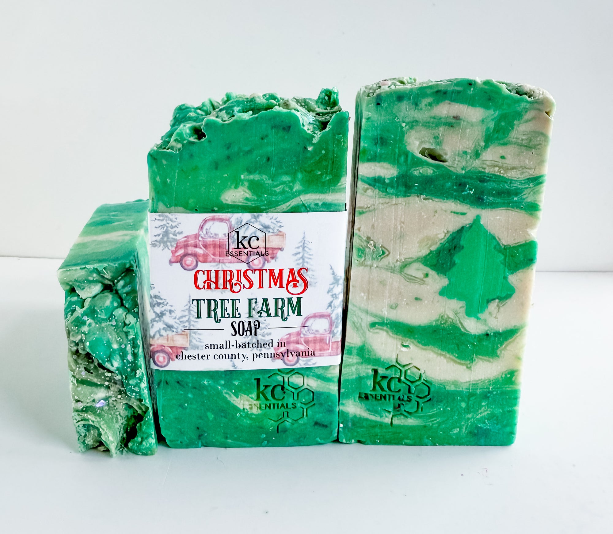 Christmas Tree Farm Soap, Christmas soap, Christmas tree, pine scent, winter, christmas scent, soap bar, handcrafted soap bar, homemade, scratch, all natural