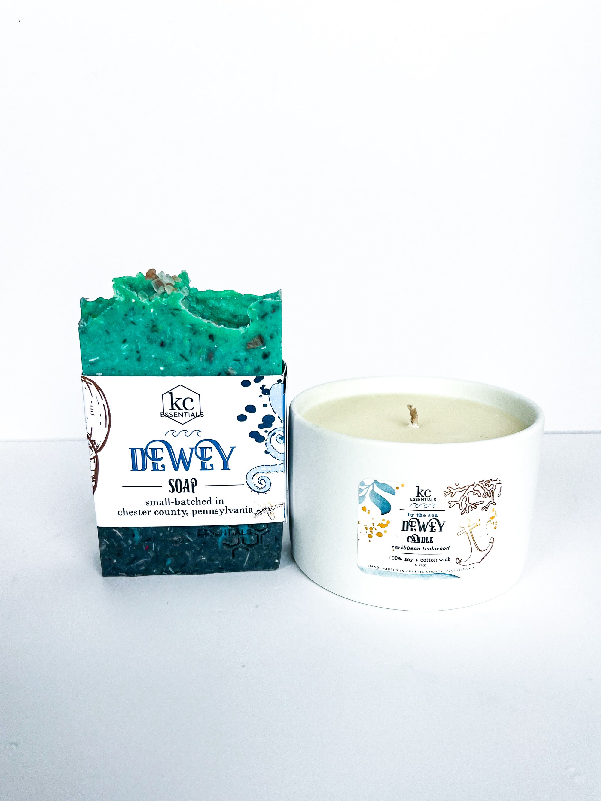 Dewey beach town gift set, dewey beach soap bar, dewey beach candle, 100% soy wax candle, all natural ingredients, beach towns, delaware beaches, beaches, summer vacation, gift ideas, handcrafted soap bar, handmade, homemade, beach scents, summer