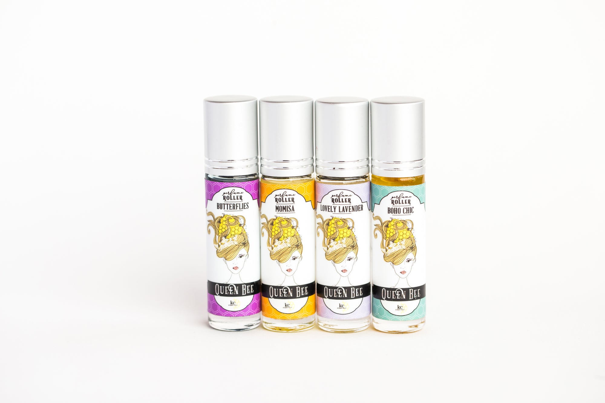 essential oil rollers, available in a variety of scents, all natural.