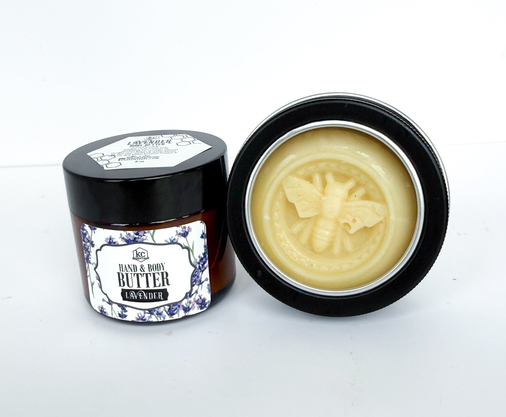 lavender lotion gift set includes hand and body butter and lotion bar, lavender scented