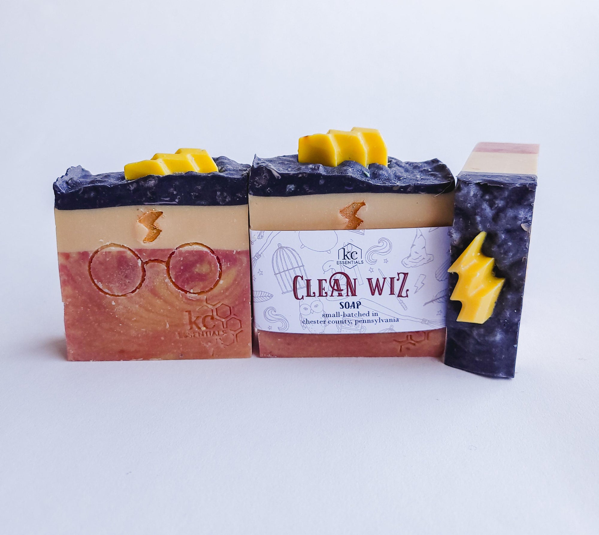 All-natural, handcrafted bar soap, clean wiz bar soap,5.5 ounces. 