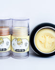 All-natural lotion bars, push-up lotion bar, bee shaped lotion bar, bronzer lotion bar.