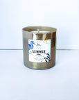 summer candle, beach scented, 100% soy candle wax