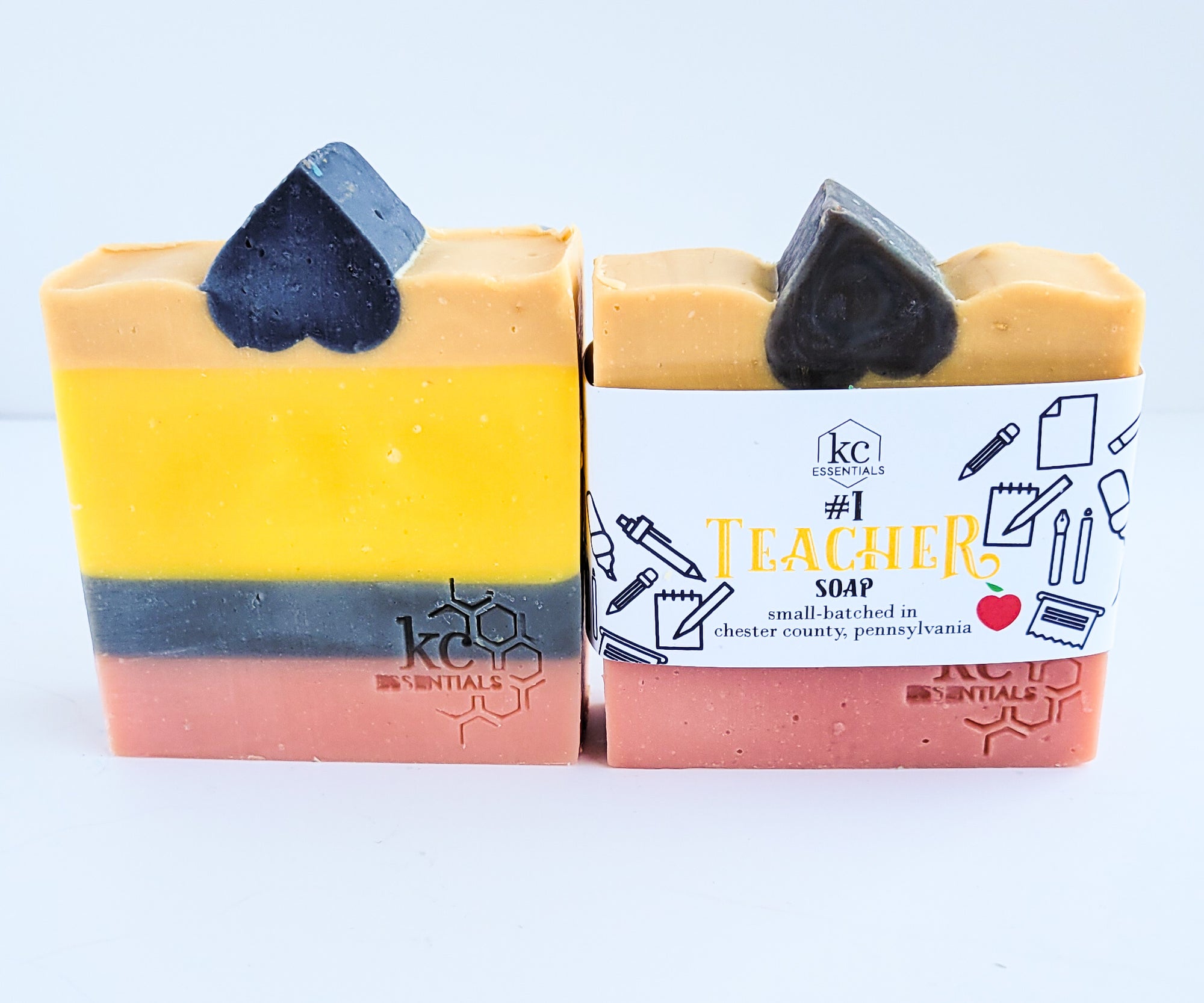 All natural hand soap bar, handcrafted hand soap bar, back to school soap, teacher gift ideas.