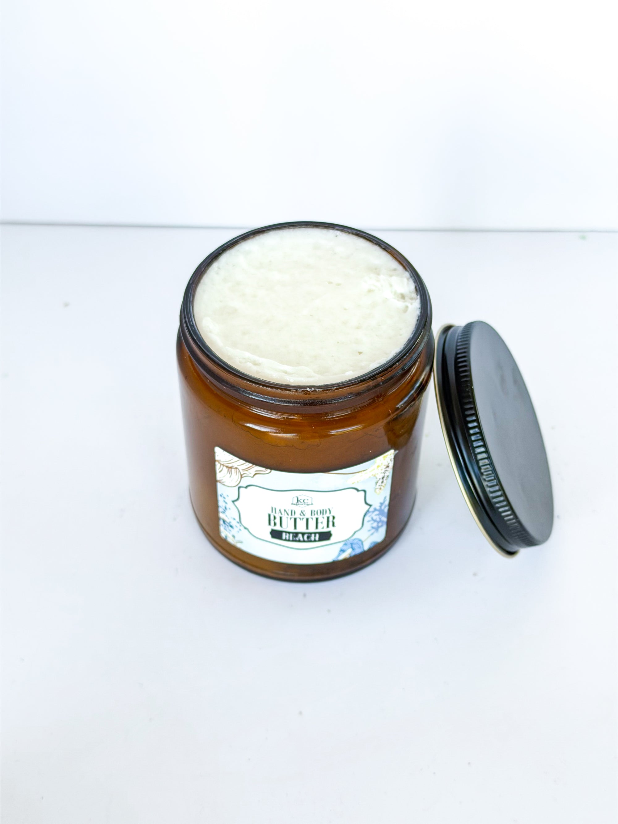 hand and body butter, beach scented, all natural ingredients, moisturizing