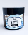 hand and body butter, made with jojoba oil, beeswax, mango butter, and coconut butter, 2 ounces, beach scented.