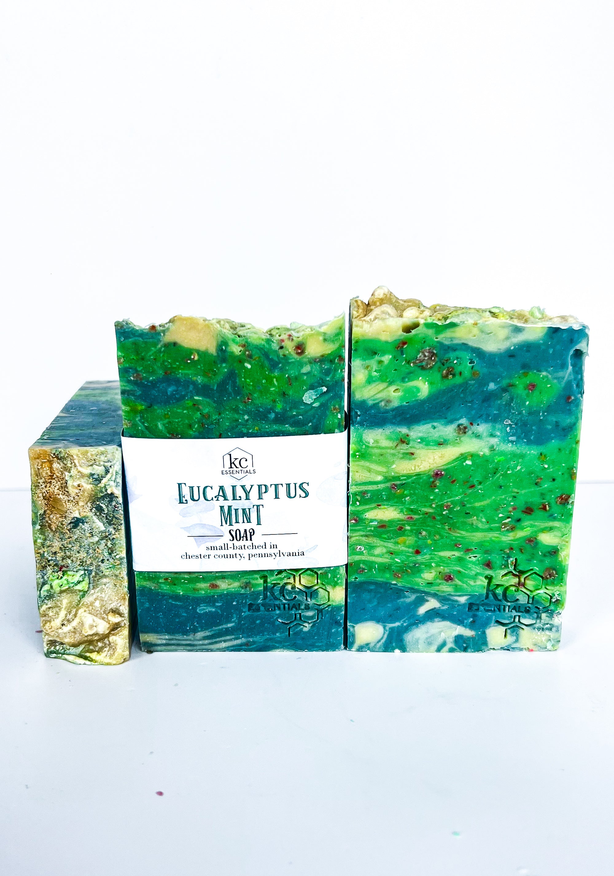 eucalyptus mint soap, handcrafted soap bar, soap bar, all natural soap, bar soap, handmade, kc essentials, nature