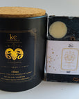 Zodiac sign gift set, aries 100 percent soy candle, 12 oz candle, all natural handmade soap bar, aries zodiac sign soap.