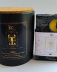 Zodiac sign gift set, scorpio 100 percent soy candle, 12 oz candle, all natural handmade soap bar, scorpio zodiac sign soap.