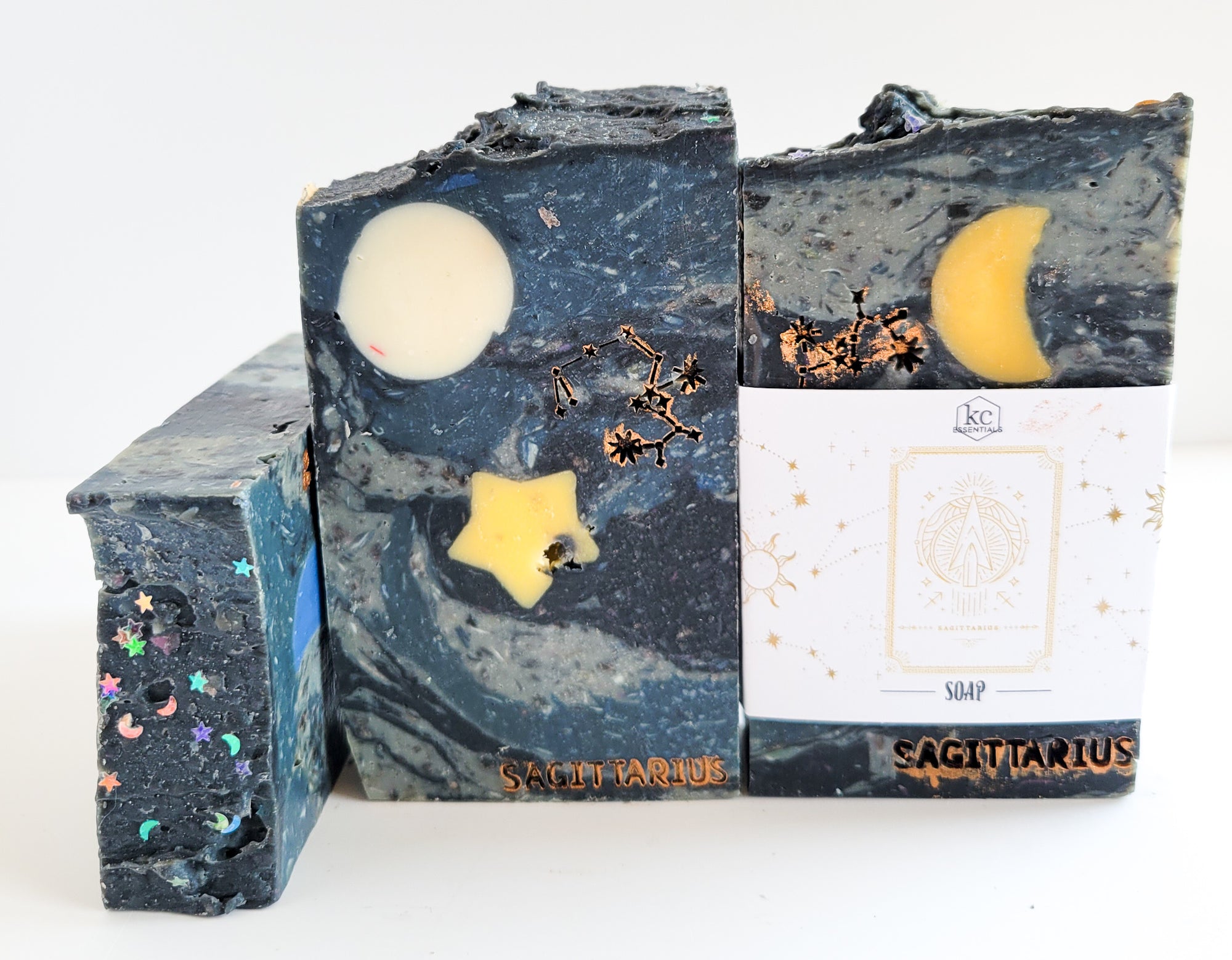 sagittarius handcrafted bar soap, all-natural handmade bar soap, zodiac sign sagittarius bar soap, horoscope bar soap