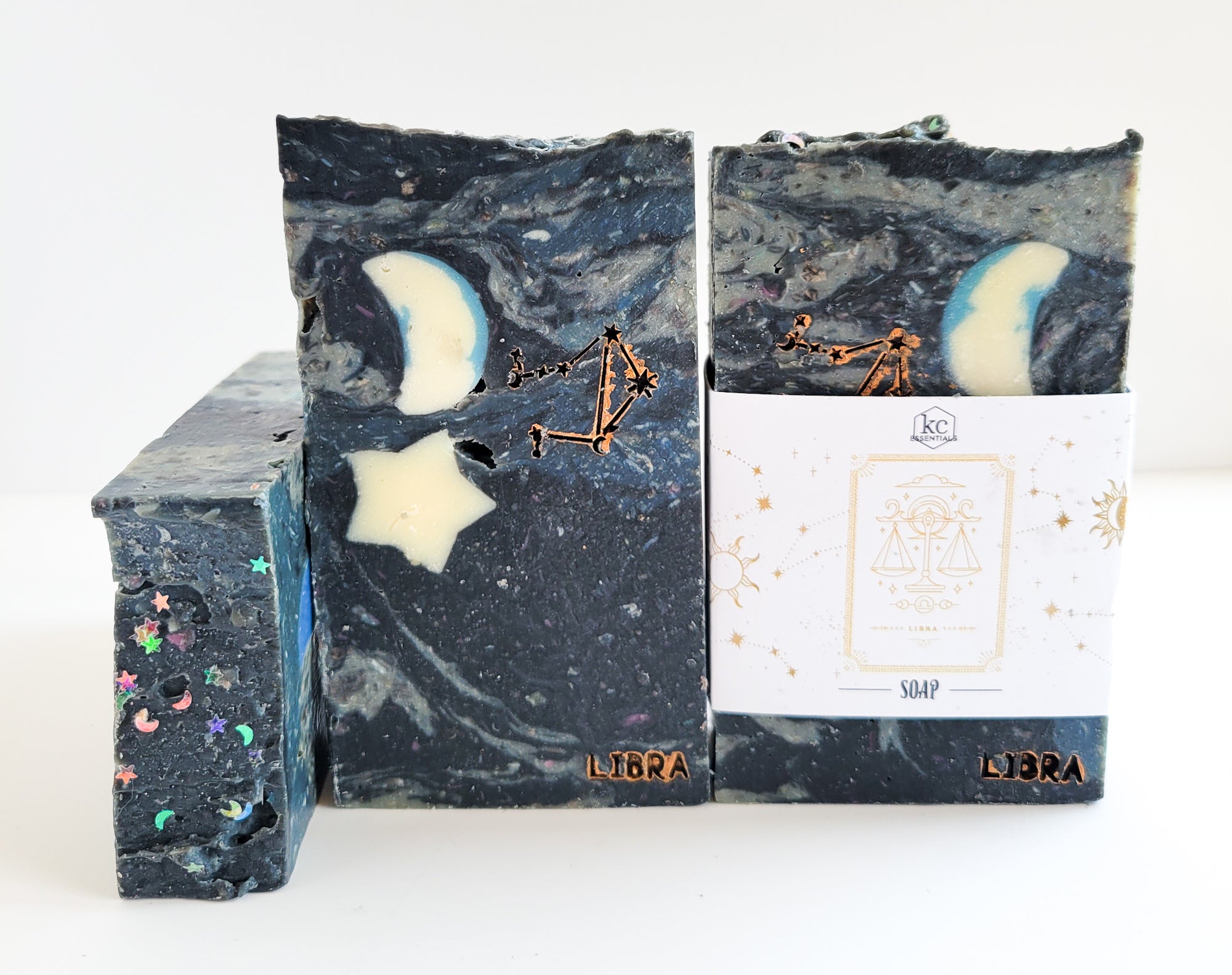 Libra handcrafted bar soap, all-natural handmade bar soap, zodiac sign libra bar soap, horoscope bar soap