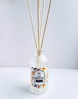 Reed diffuser, pumpkin spice scented, 4 ounces.