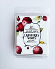 Cranberry woods wax melt, includes 6 pieces of wax.